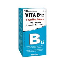 Vita B12+kyselina listová 1mg/400mcg tbl.100