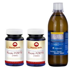 Reishi FORTE 1000 1+1 cps.90+Ag100 10ppm 500ml