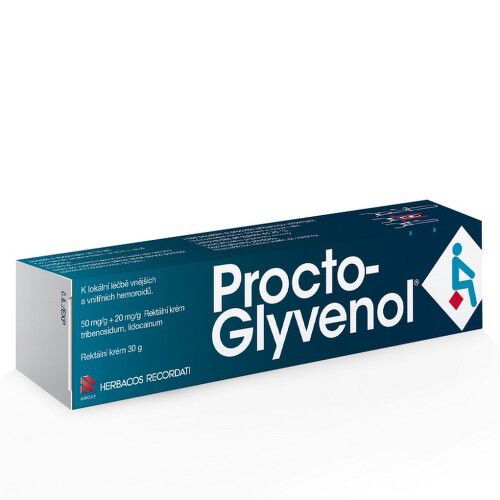 PROCTO-GLYVENOL 50MG/G+20MG/G rektální krém 1X30G