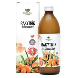 Rakytník řešetlákový 100% šťáva 500ml EKOMEDICA