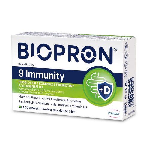 Walmark Biopron9 Immunity s vitaminem D3 tob.30