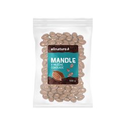 Allnature Mandle v mléčné čokoládě 500g