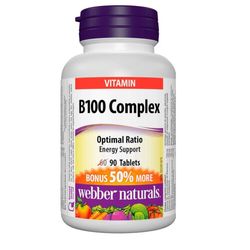 Webber Naturals B100 Complex tbl.90