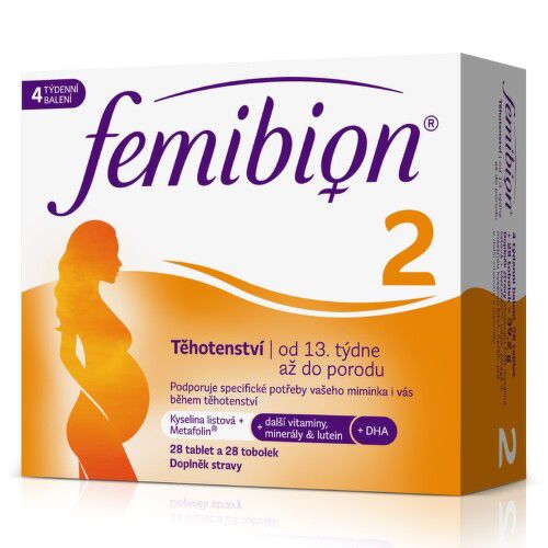 Femibion 2 Těhotenství 28 tablet + 28 tobolek