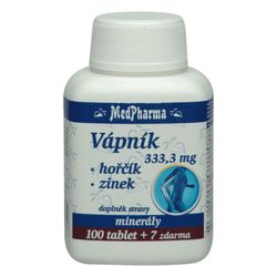 MedPharma Vápník+hořčík+zinek tbl.107