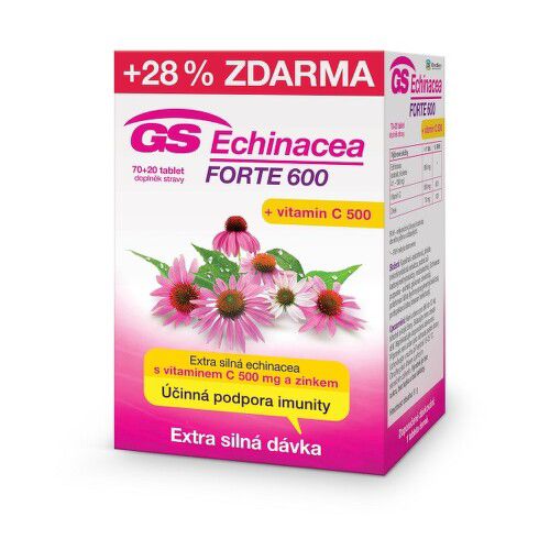 GS Echinacea Forte 600 tbl.70+20 ČR/SK