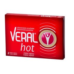 Herbacos VERAL HOT hřejivá náplast 2ks