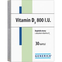 Vitamin D3 800 I.U. Generica cps.30