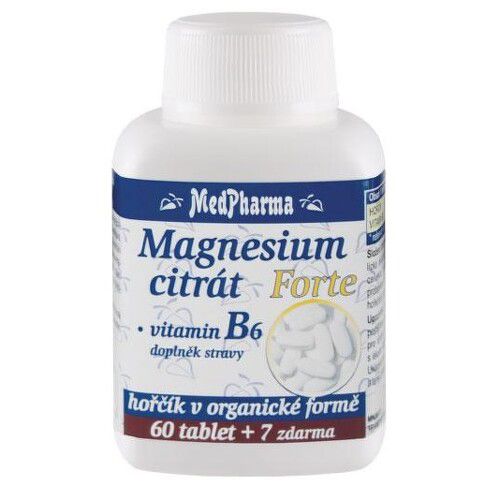 MedPharma Magnesium citrát Forte B6 tbl.67