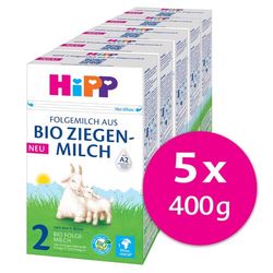 HiPP MLÉKO 2 BIO kozí 5x400g