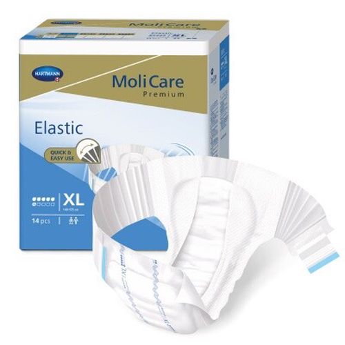 KALHOTKY ZALEPOVACÍ MOLICARE ELASTIC 6 KAPEK XL BOKY 140-175CM,2750ML,14KS