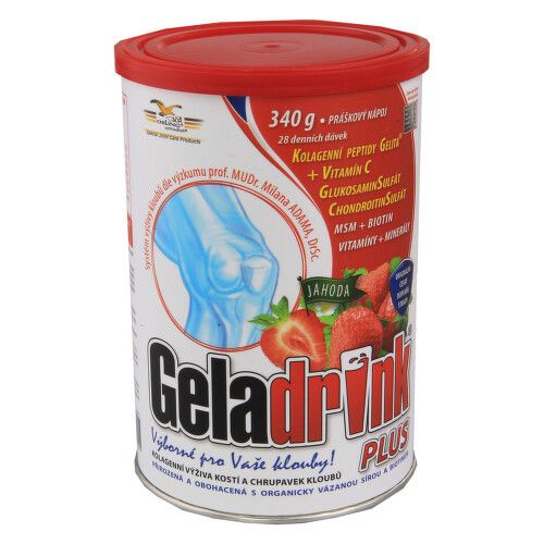 Geladrink Plus jahoda 340g