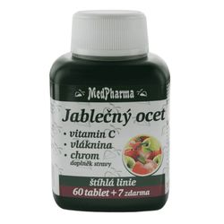 MedPharma Jablečný ocet+vlák.+vit.C+chrom tbl.67