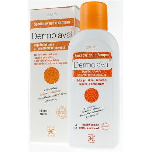 Dermolaval sprchový gel a šampon 1x200ml