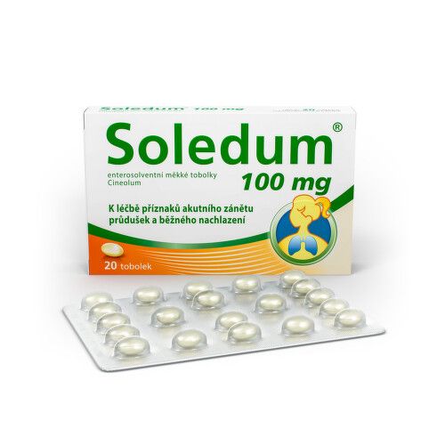 SOLEDUM 100MG enterosolventní měkké tobolky 20