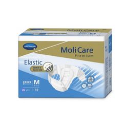 KALHOTKY ZALEPOVACÍ MOLICARE ELASTIC 8 KAPEK M BOKY 85-120CM,3050ML,26KS