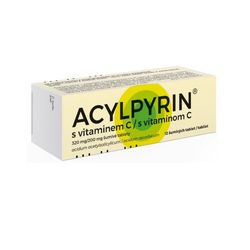 ACYLPYRIN S VITAMINEM C 320MG/200MG šumivá tableta 12