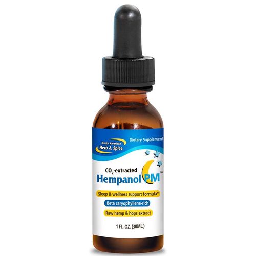 NORTH AMERICAN HERB & SPICE Konopné kapky pro klidný spánek - Hempanol PM