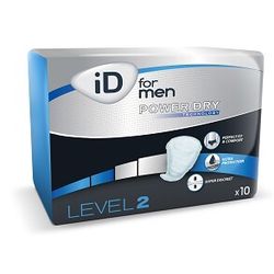 VLOŽKY ABSORPČNÍ ID FOR MEN LEVEL 2 470ML,COTTON FEEL,10KS