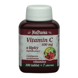 MedPharma Vitamin C 500mg s šípky prodlouženým účinkem tbl.107