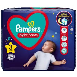 Pampers Night Pants kalhotkové plenky S3 29ks