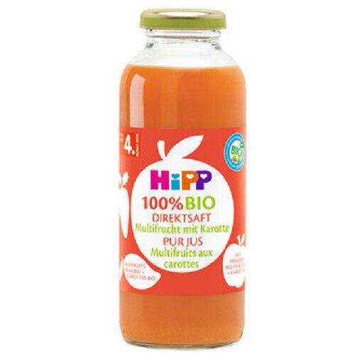 HiPP 100% JUICE BIO Ovocná šťáva s karotkou 330ml