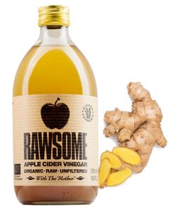 Rawsome Vinegars | BIO jablečný ocet: Zázvor & kurkuma