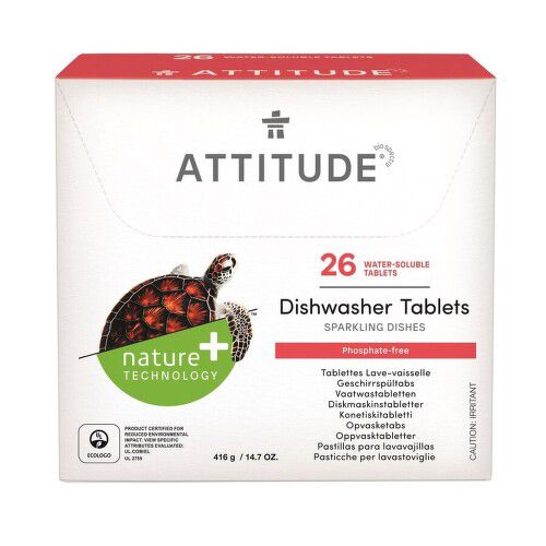 ATTITUDE Tablety do myčky bez fosfátů 26ks