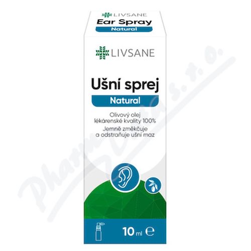 LIVSANE Ušní sprej Natural 10ml