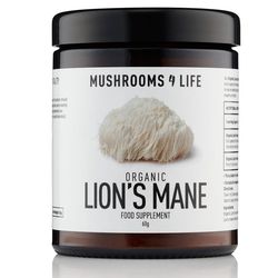 MUSHROOMS 4 LIFE Bio Hericium (Korálovec ježatý) - biomasa a plodnice v prášku