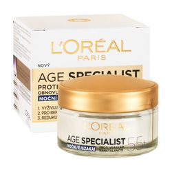 L´Oréal Paris Age Specialist 55+ noční krém proti vráskám 50ml