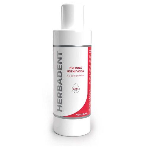 HERBADENT PROFESSIONAL bylinná ústní voda s chlorhexidinem 240ml