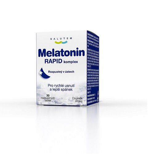 Melatonin Rapid komplex 30 rozpustných tablet