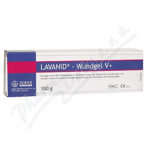 LAVANID gel na rány V+ 0,04 % polyhexanid 100G TUBA,1KS