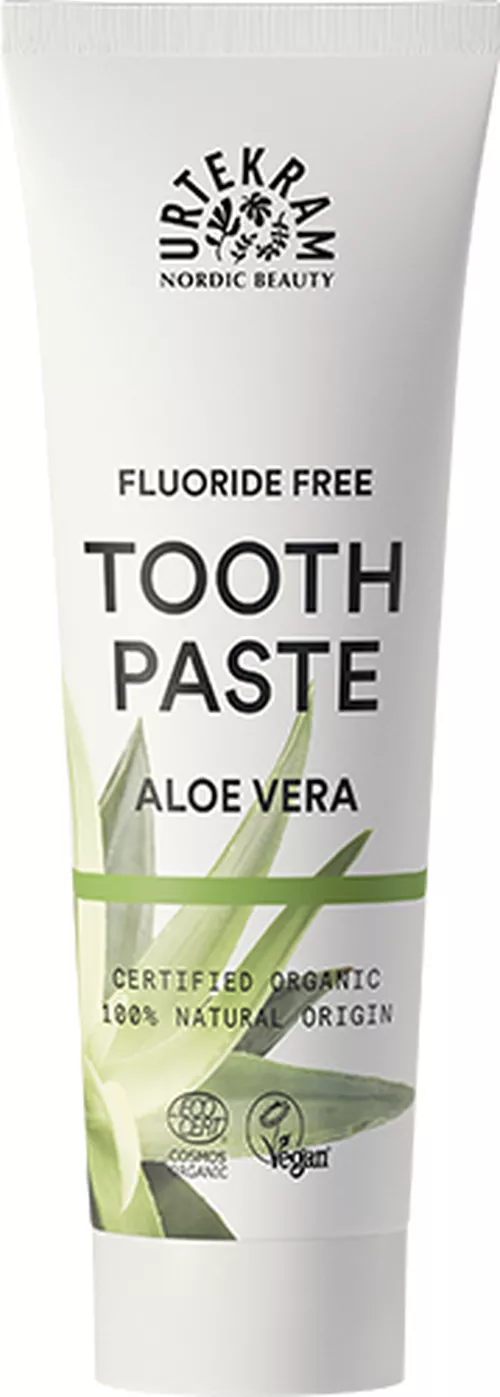Urtekram Zubní pasta s Aloe vera BIO (75 ml) - bez fluoridu