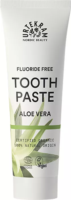 Urtekram Zubní pasta s Aloe vera BIO (75 ml) - bez fluoridu