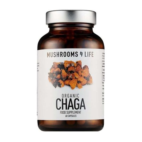 MUSHROOMS4Life | Bio Sibiřská Čaga (Rezavec šikmý) - 60 kapslí