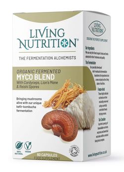 Living Nutrition | Fermentovaná směs vitálních hub - 60 kapslí