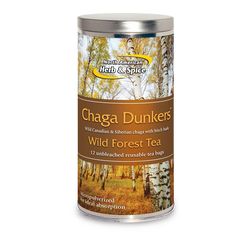 NORTH AMERICAN HERB & SPICE Koncentrovaný adaptogenní čaj ze sibiřské čagy a břízy - 12 sáčků