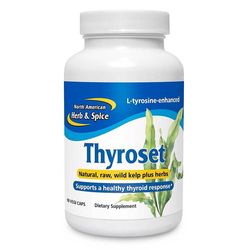 North American Herb & Spice | Byliny pro podporu funkce štítné žlázy - Thyroset - 90 kapslí