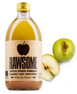 Rawsome Vinegars | BIO jablečný ocet: Čistě jablečný