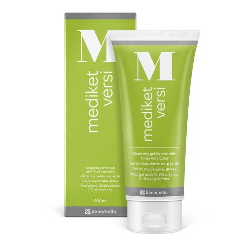 Mediket Versi mycí gel Pityriasis versicolor 200ml