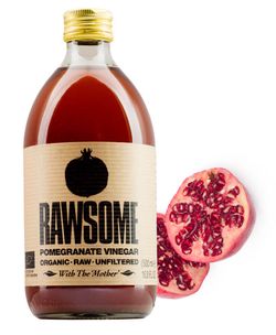 Rawsome Vinegars | BIO jablečný ocet: Granátové jablko