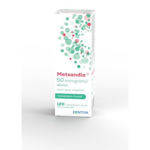 METSANDIA 50MCG/DÁV nosní podání sprej, suspenze 120DÁV