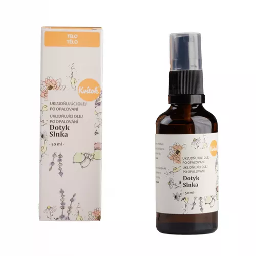 Kvitok Uklidňující olej po opalování Dotek slunce (50 ml)