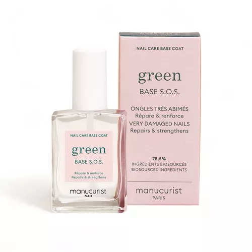 Manucurist Green Podkladový schnoucí lak pro velmi zničené nehty SOS Base (15 ml)