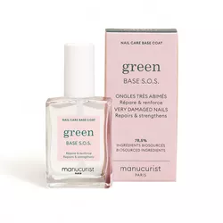 Manucurist Green Podkladový schnoucí lak pro velmi zničené nehty SOS Base (15 ml)