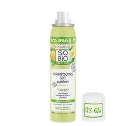 SO’BiO étic Čisticí suchý šampon ve spreji s Yuzu BIO (100 ml)