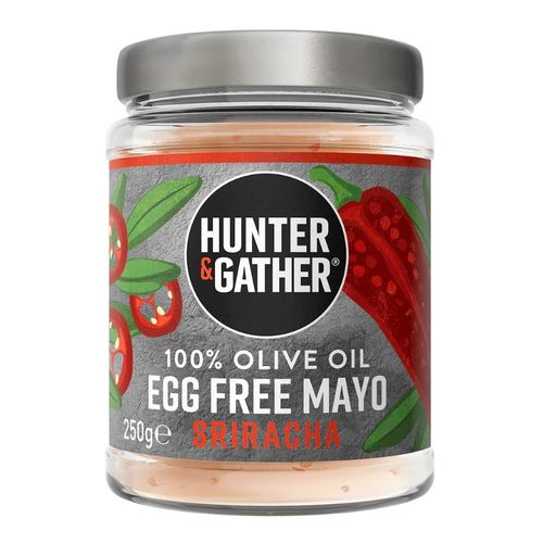 Hunter a Gather | Olivová vegan majonéza - Sriracha chillio - 250 g