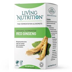 Living Nutrition| Fermentovaný bio červený ženšen - 60 kapslí